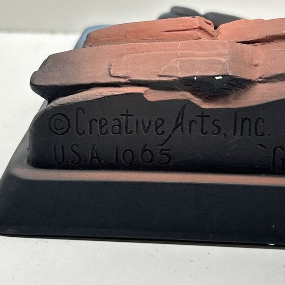 VGC 1965 - Chalkware "Victor Gethsemane" Creative Arts 3D wall Plaque Of Jesus - Picture 5 of 7